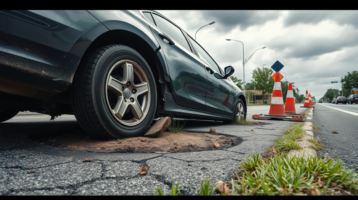 Car Accident Liability for Accidents Caused by Potholes