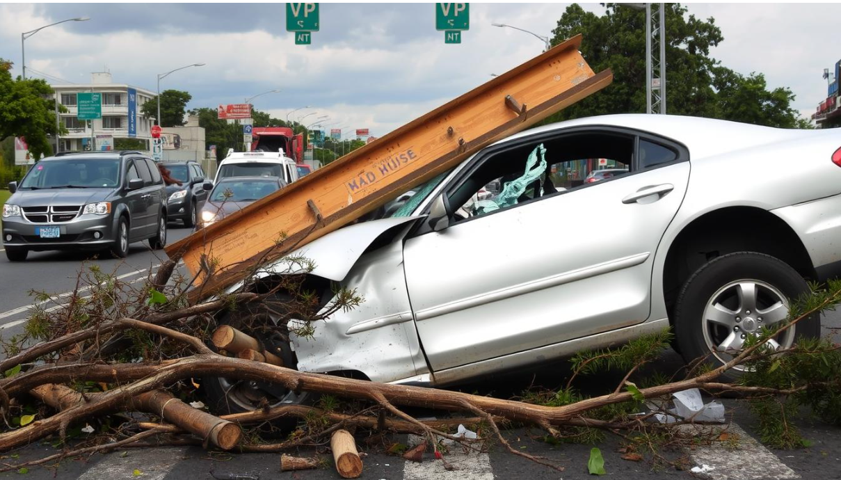 Liability in Car Accidents Caused by Falling Objects